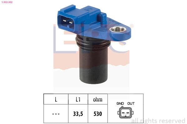 senzor,pozitie ax cu came EPS Made in Italy - OE Equivalent 1.953.302
