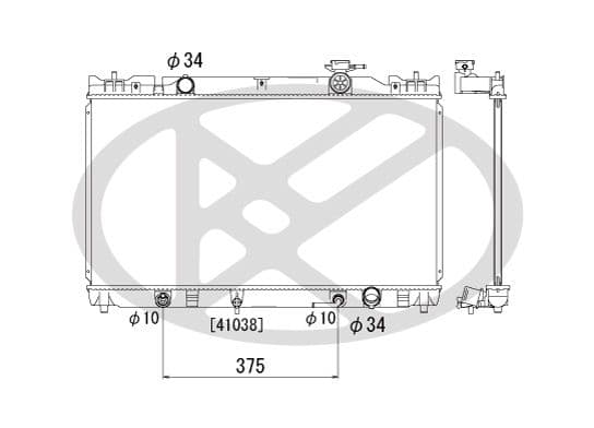 Radiator, racire motor KOYORAD PL011251