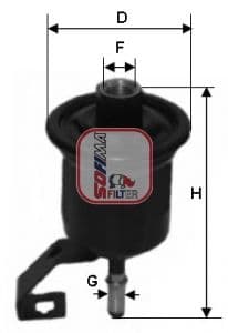 filtru combustibil SOFIMA S 1776 B