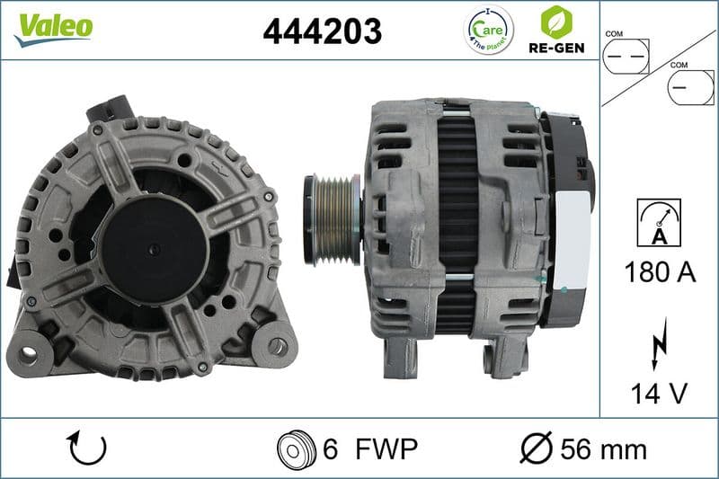 Generator / Alternator VALEO 444203