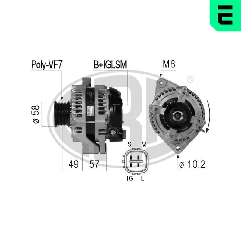 Generator / Alternator ERA 210775A