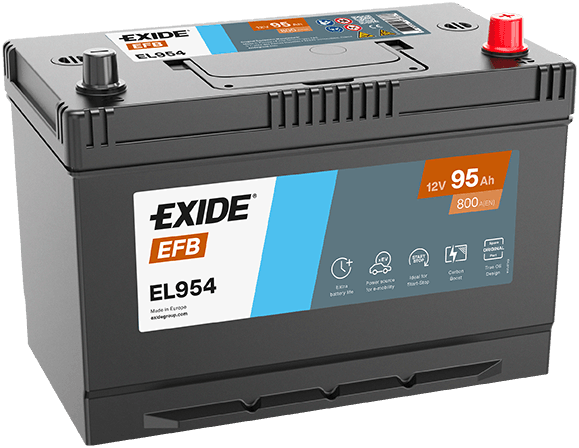 Baterie de pornire EXIDE EFB 95Ah 12V