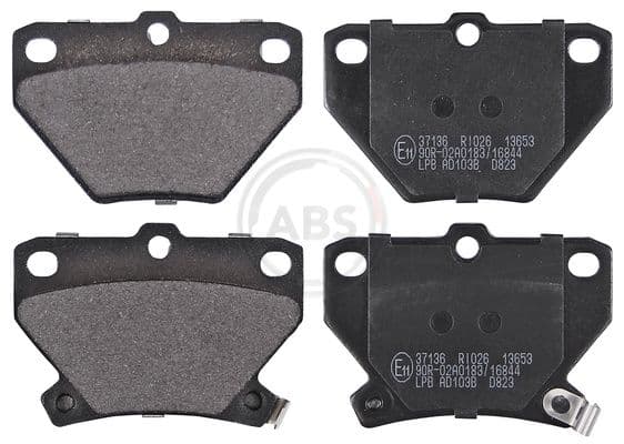 set placute frana,frana disc ABS 37136