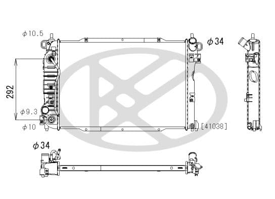 Radiator, racire motor KOYORAD PL312948