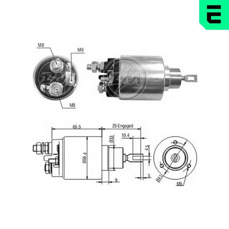 Solenoid, electromotor ERA ZM479