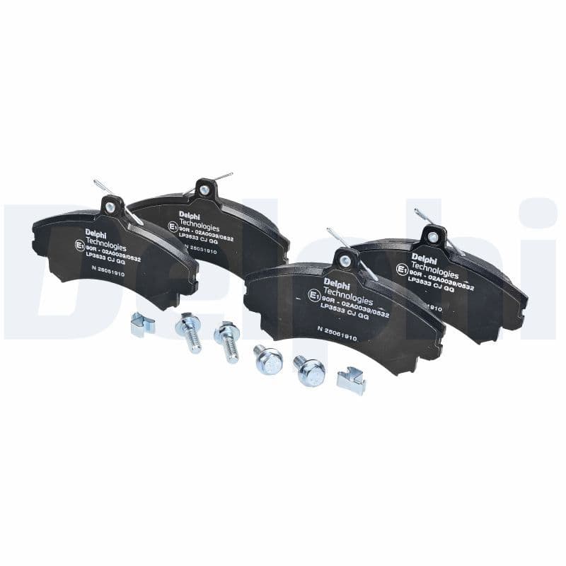 set placute frana,frana disc DELPHI LP3533