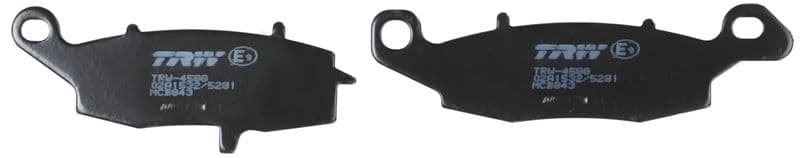 set placute frana,frana disc TRW Organic Allround MCB843
