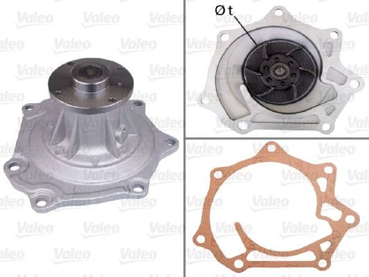 Pompă de apă, răcire motor VALEO 506731