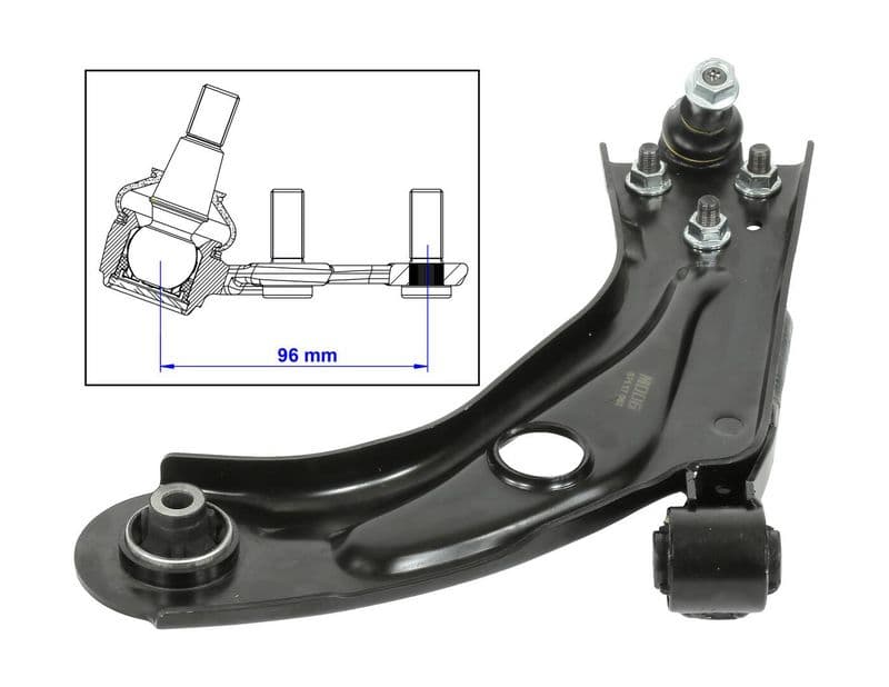 Brat, suspensie roata MOOG PE-WP-14685