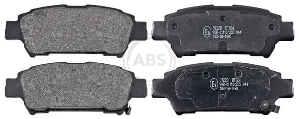 set placute frana,frana disc ABS 37228