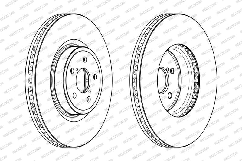 Disc frana FERODO PREMIER DDF1841C-1