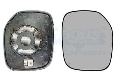 Sticla oglinda, oglinda retrovizoare exterioara VAN WEZEL * HAGUS * 0903838