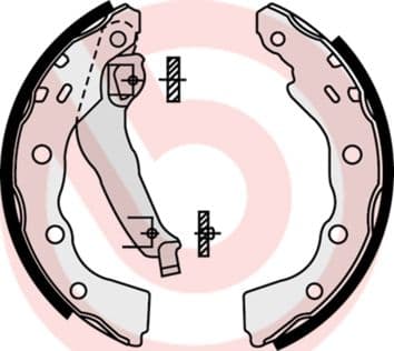 Set saboti frana BREMBO ESSENTIAL LINE S 54 515