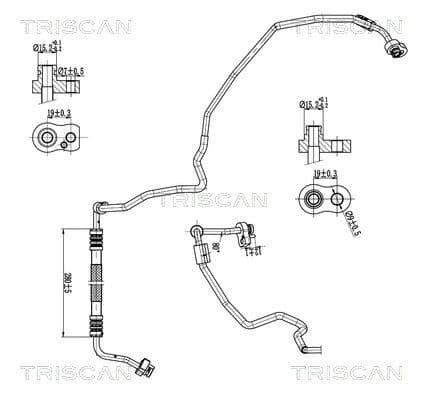 conducta presiune variabila,aer conditionat TRISCAN 9010 29052