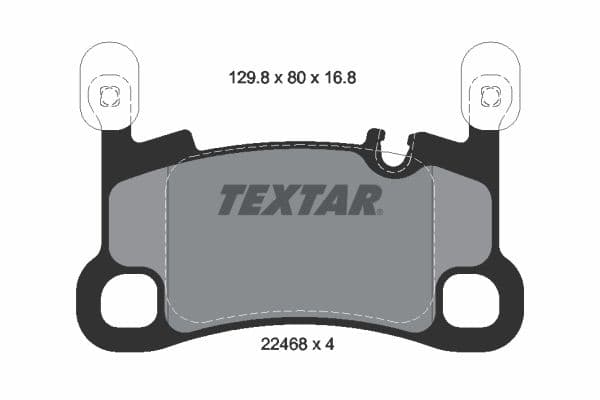 set placute frana,frana disc TEXTAR Q+ 2246801
