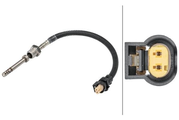 Senzor, temperatura gaze evacuare HELLA 6PT 358 181-671
