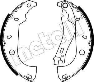 Set saboti frana METELLI 53-0067