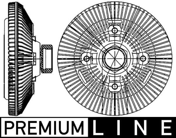 Cupla, ventilator radiator MAHLE BEHR *** PREMIUM LINE *** CFC 209 000P