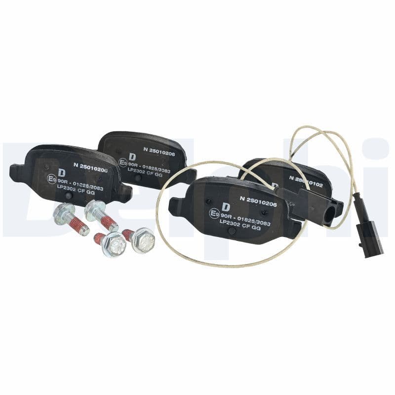 set placute frana,frana disc DELPHI LP2302