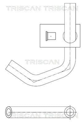 Furtun hidraulic, sistem de directie TRISCAN 8516 11024
