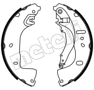 Set saboti frana METELLI 53-0764