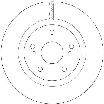 Disc frana TRW DF6576