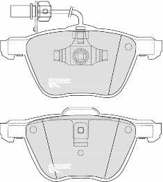 set placute frana,frana disc MOTAQUIP LVXL1043