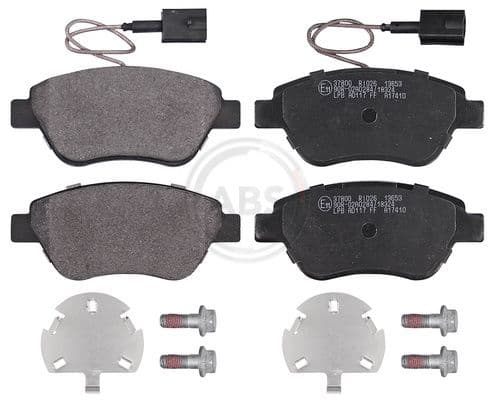 set placute frana,frana disc ABS 37800