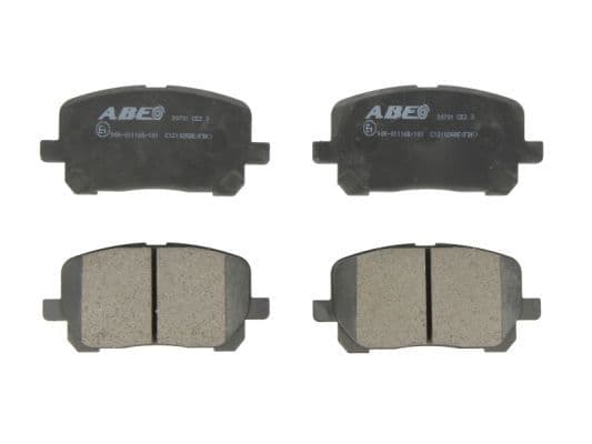 set placute frana,frana disc ABE C12102ABE