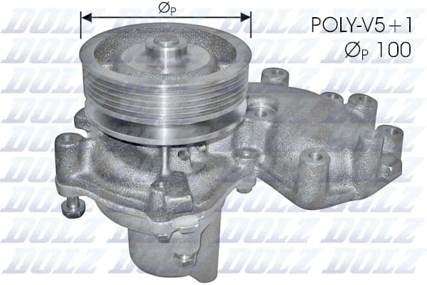 Pompă de apă, răcire motor DOLZ S165
