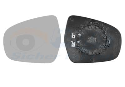 Sticla oglinda, oglinda retrovizoare exterioara VAN WEZEL * HAGUS * 5251837