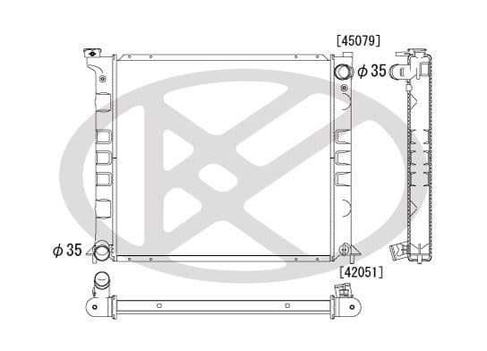 Radiator, racire motor KOYORAD PL020243