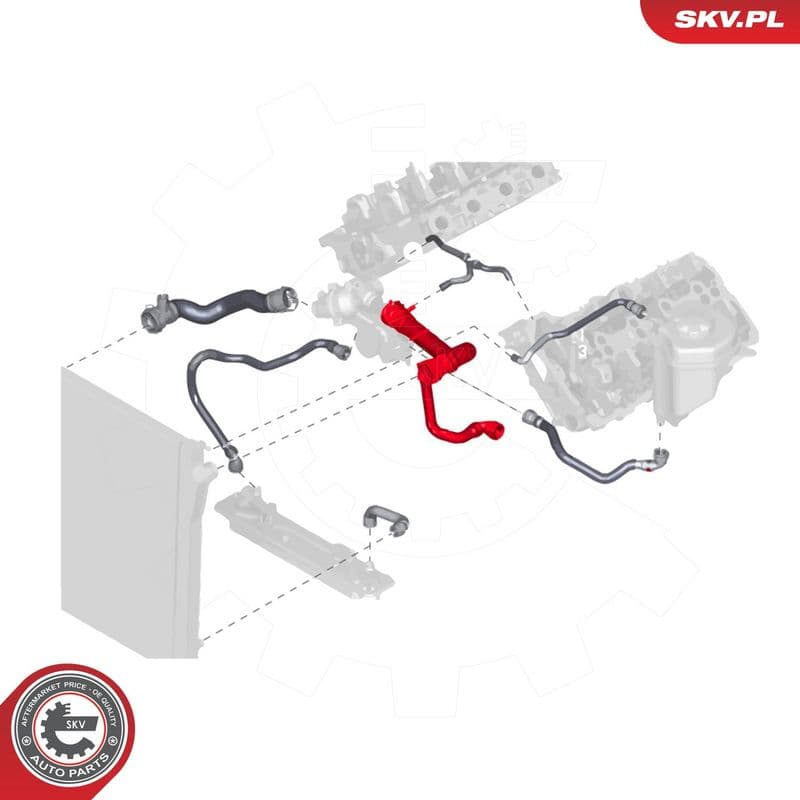 Furtun radiator ESEN SKV 24SKV280