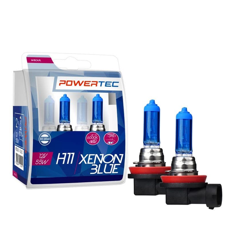 Bec, far faza lunga M-TECH Powertec Xenon Blue PTZXB11-DUO