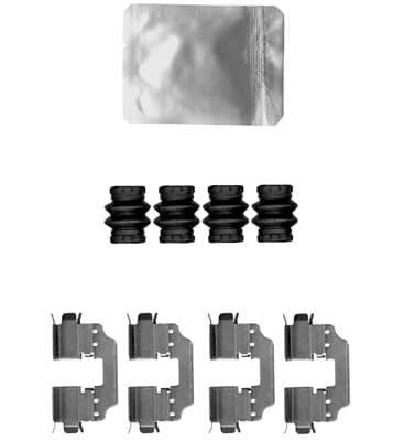 Set accesorii, placute frana METZGER AUTOTEILE 109-1881