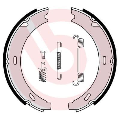 Set saboti frana, frana de mana BREMBO ESSENTIAL LINE S 50 502