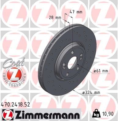 Disc frana ZIMMERMANN SPORT Z 470.2418.52