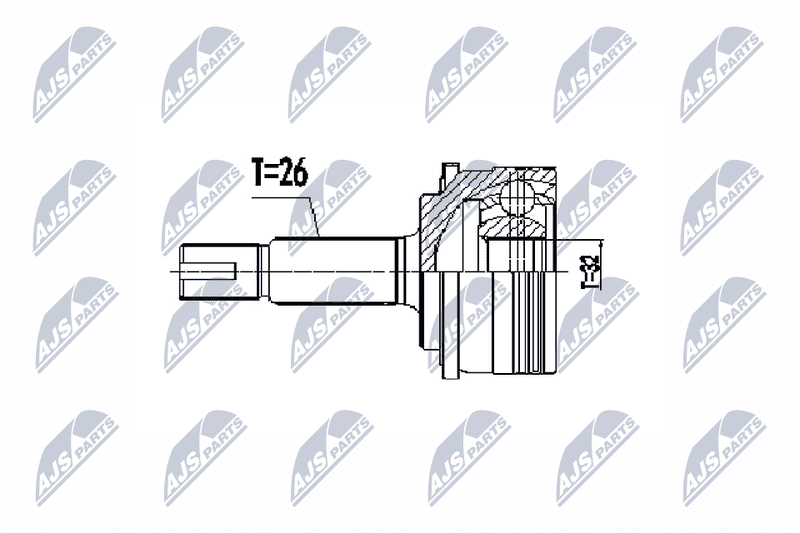 Set articulatie, planetara NTY NPZ-TY-105