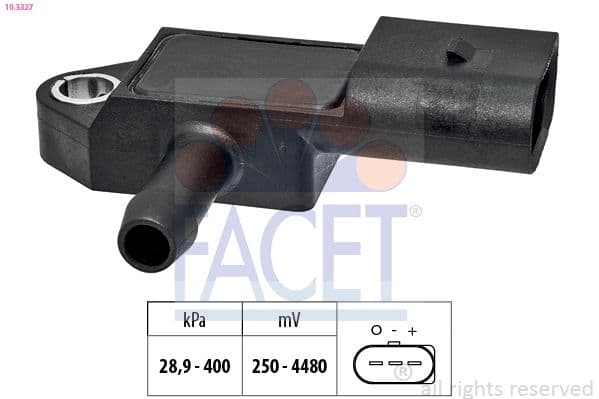 senzor presiune aer FACET Made in Italy - OE Equivalent 10.3327