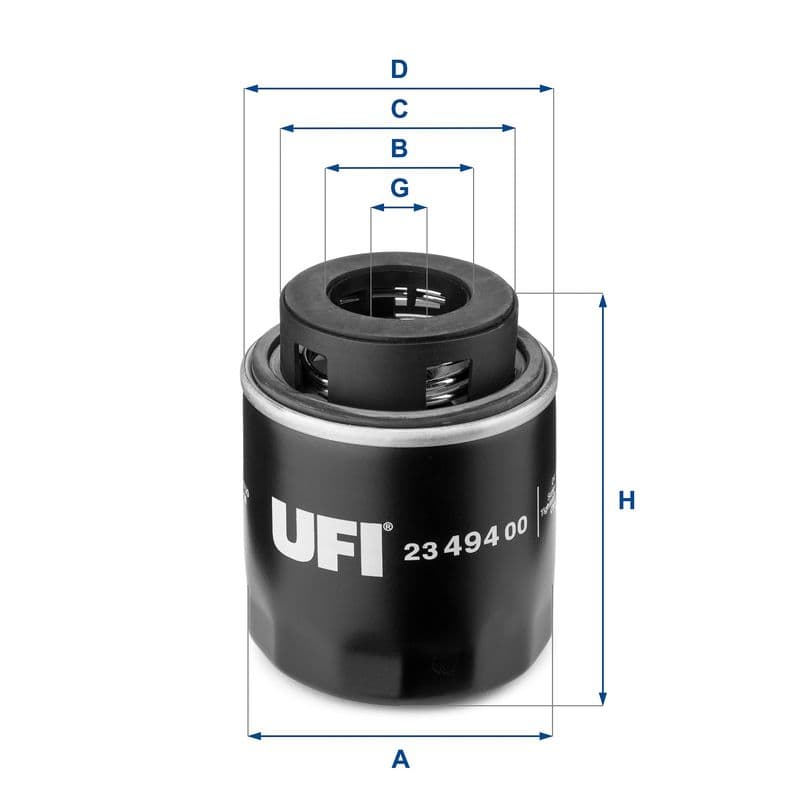 Filtru ulei UFI 23.494.00