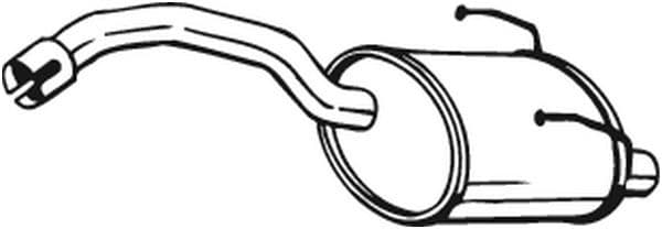 Toba esapament finala BOSAL 148-187