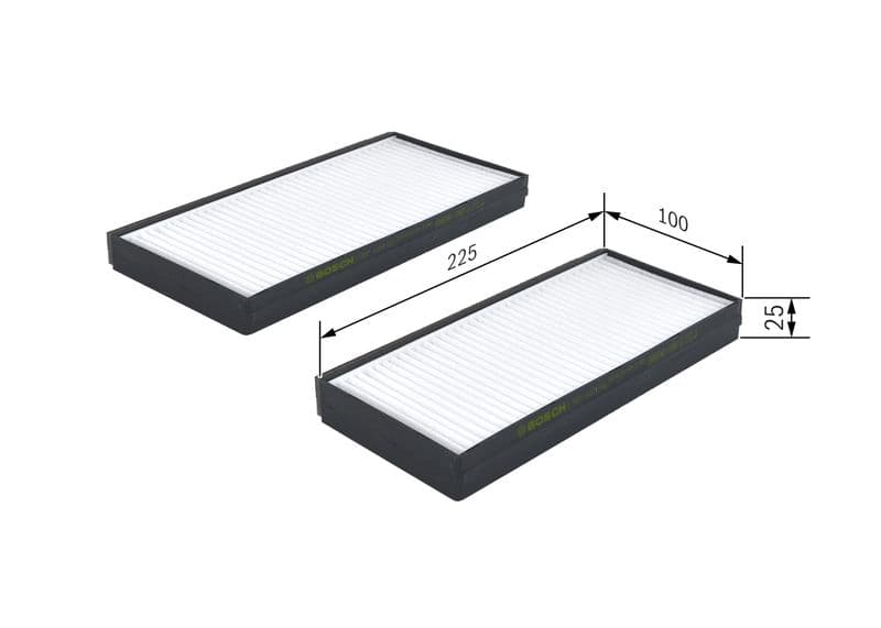 Filtru, aer habitaclu BOSCH 1 987 432 176