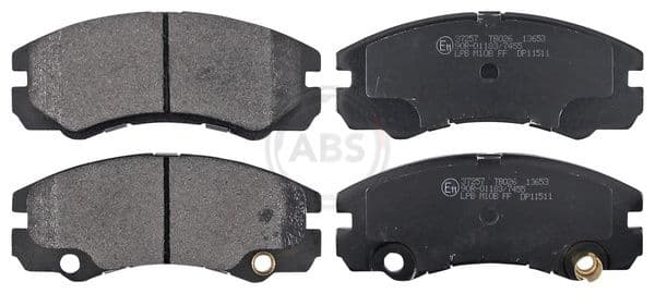 set placute frana,frana disc ABS 37257