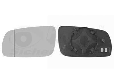 Sticla oglinda, oglinda retrovizoare exterioara VAN WEZEL * HAGUS * 7625831