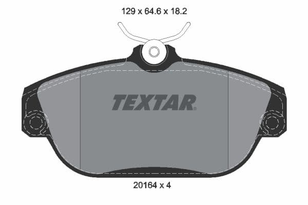 set placute frana,frana disc TEXTAR Q+ 2016402