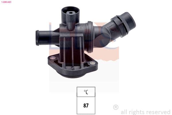 termostat,lichid racire EPS Made in Italy - OE Equivalent 1.880.681