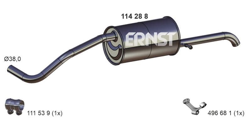 Toba esapament finala ERNST 114288