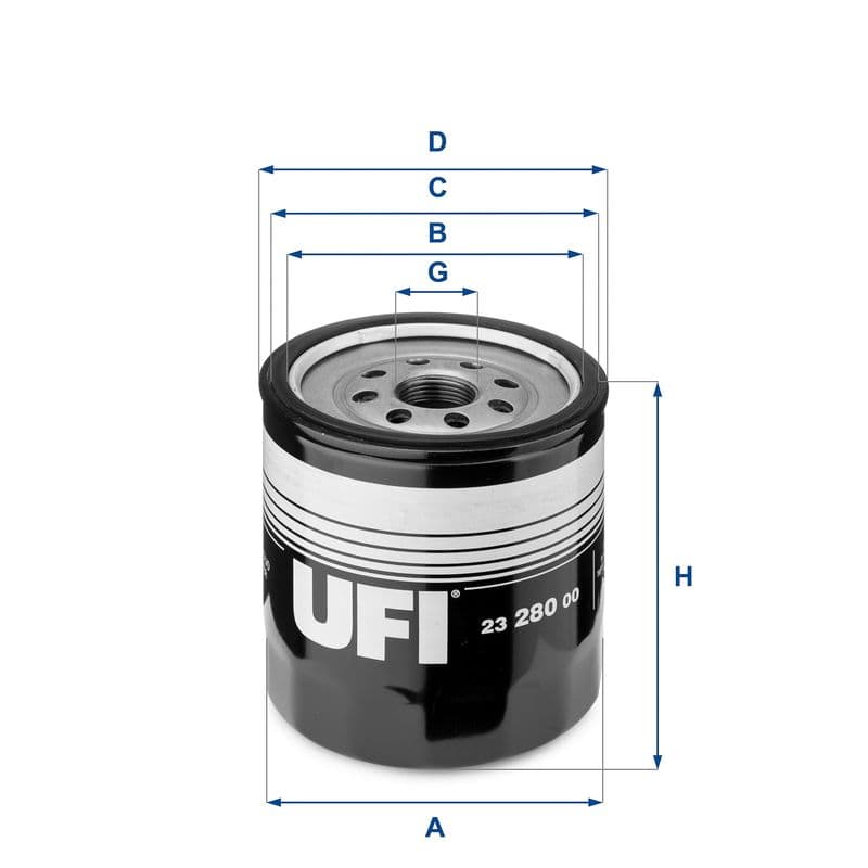 Filtru ulei UFI 23.280.00