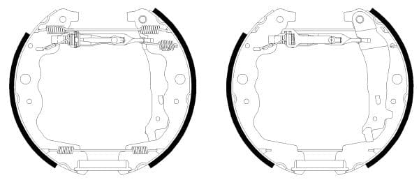 Set saboti frana TEXTAR Shoe Kit Pro 84069301