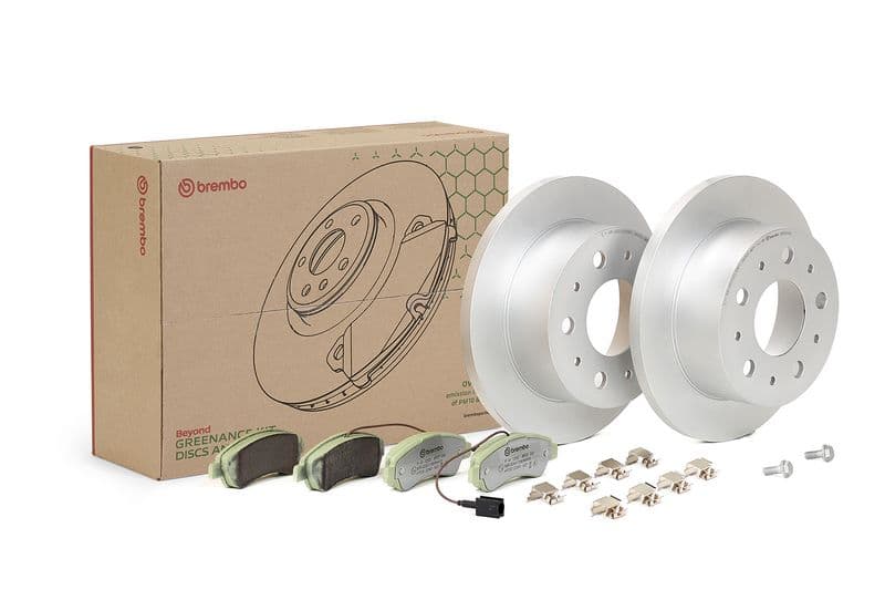 Set frana, frana disc BREMBO BEYOND LINE - Greenance KT 10 006